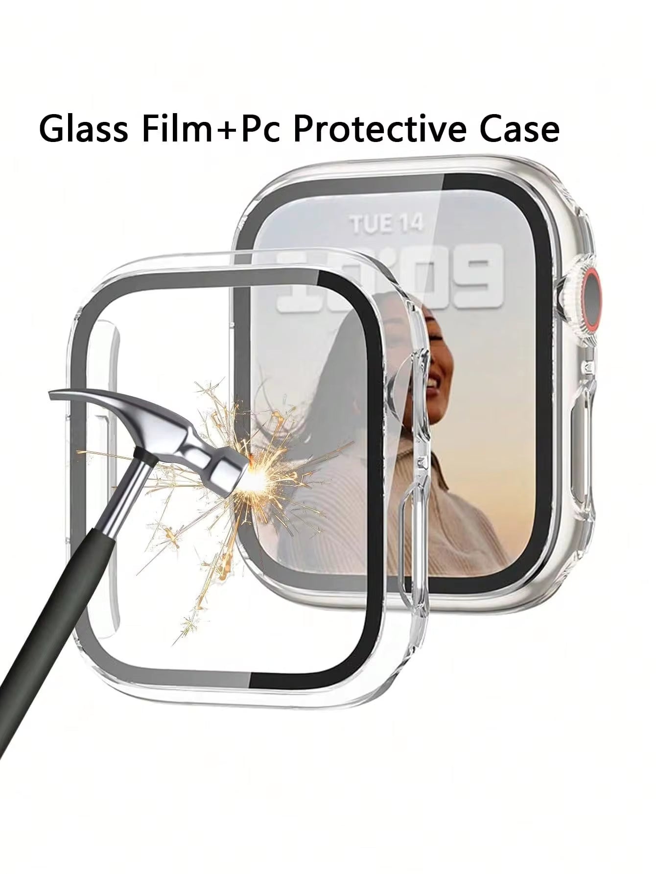 Shockproof PC Protective Case for Apple Watch