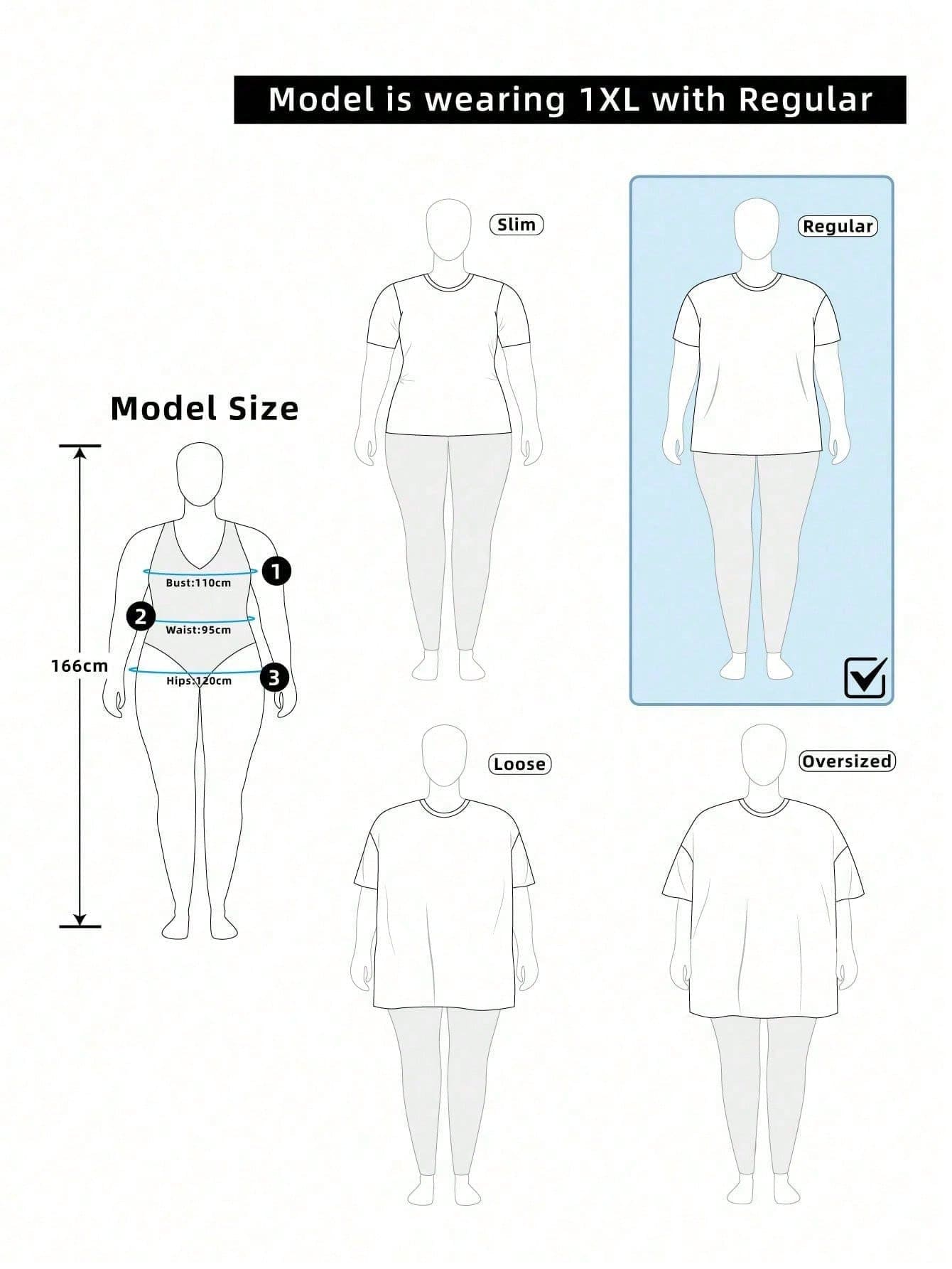 Women's Plus Size Bow Print Short Sleeve Casual T-Shirt