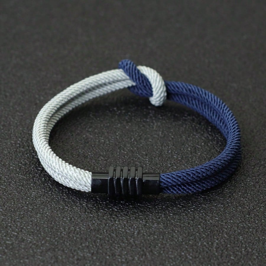 Men's Rope Bracelet Infinity Knot Multicolor