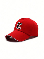 Women's Letter Detail Long Brim Sun Baseball Cap