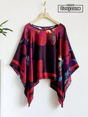 Women's Floral Print Lightweight Chiffon Scarf Shawl