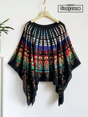 Women's Bohemian Paisley Print Chiffon Shawl Scarf