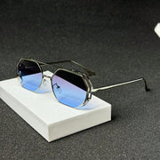 Metal Polygonal Fashion Glasses for Men