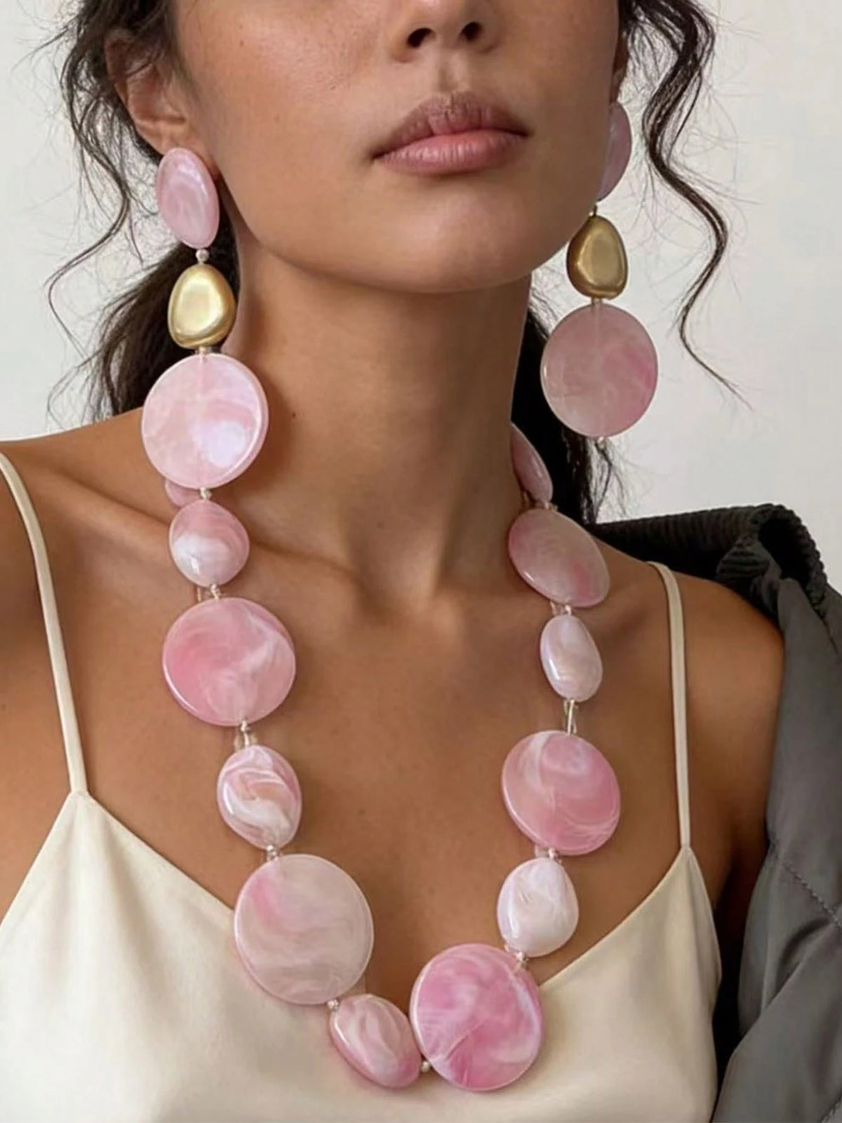 Women's Bohemian Vintage Asymmetrical Beaded Jewelry Set