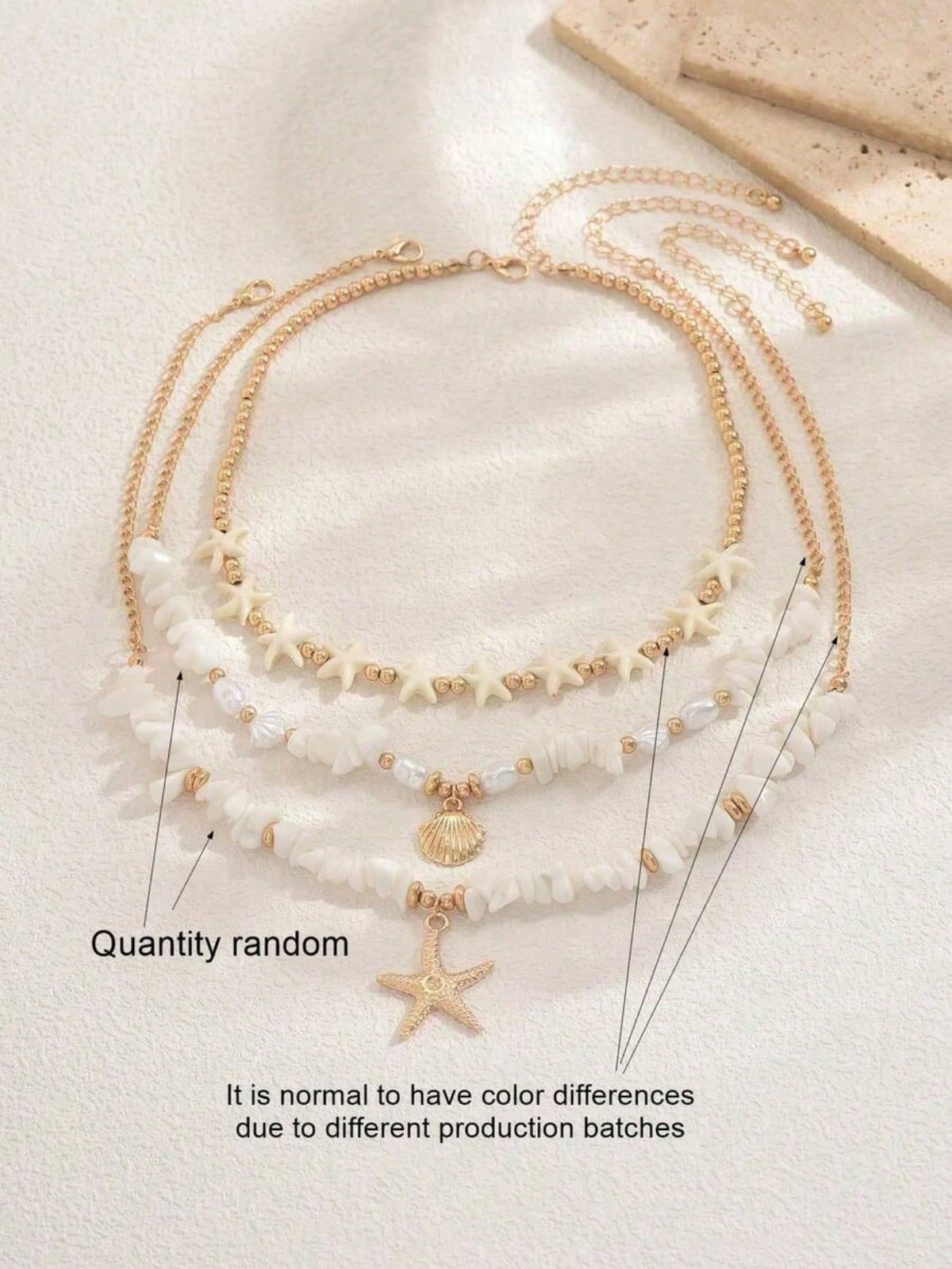 Women's Bohemian Beach Vacation Pendant Necklace Set