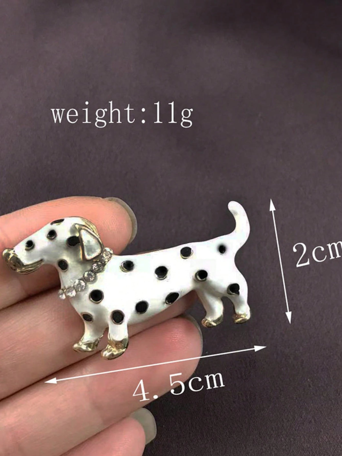 Women's Cute Enamel Dog Brooch Pin Set