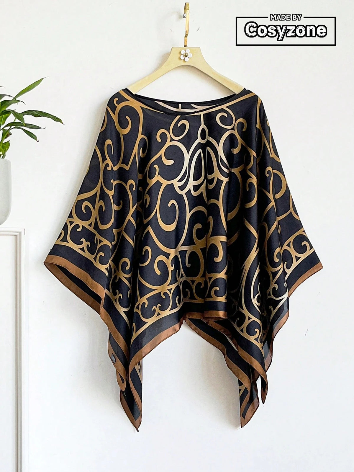 Women's Bohemian Printed Chiffon Beach Cover Up Scarf Shawl