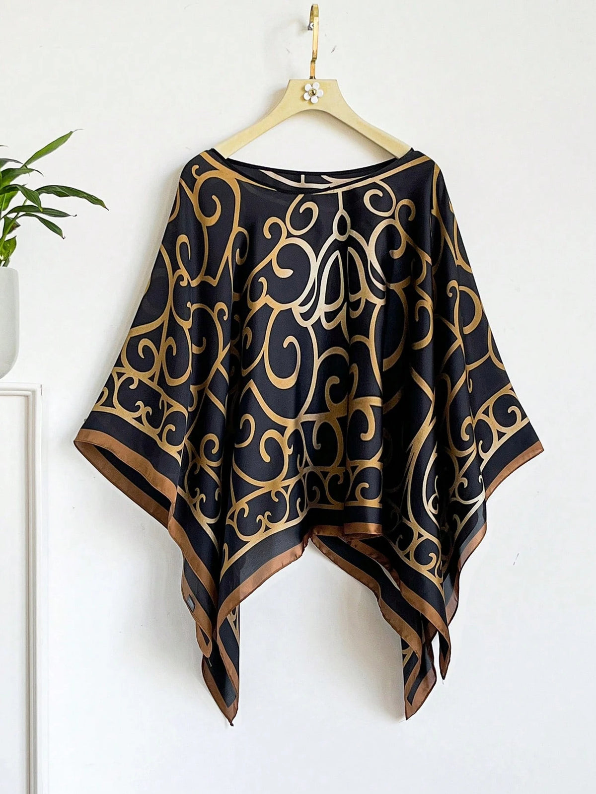 Women's Bohemian Printed Chiffon Beach Cover Up Scarf Shawl