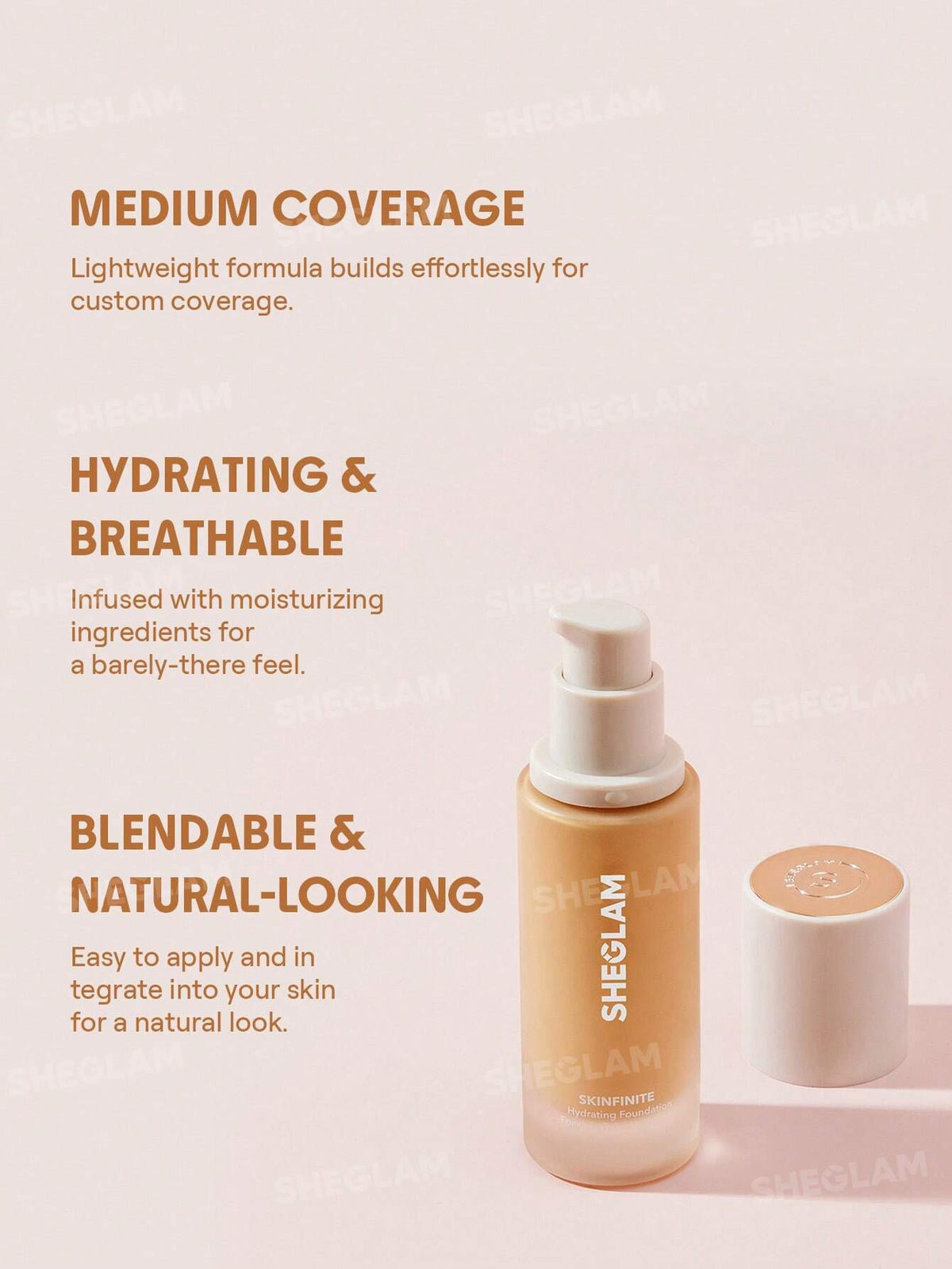 Sheglam Skinfinite Hydrating Foundation-Sand>