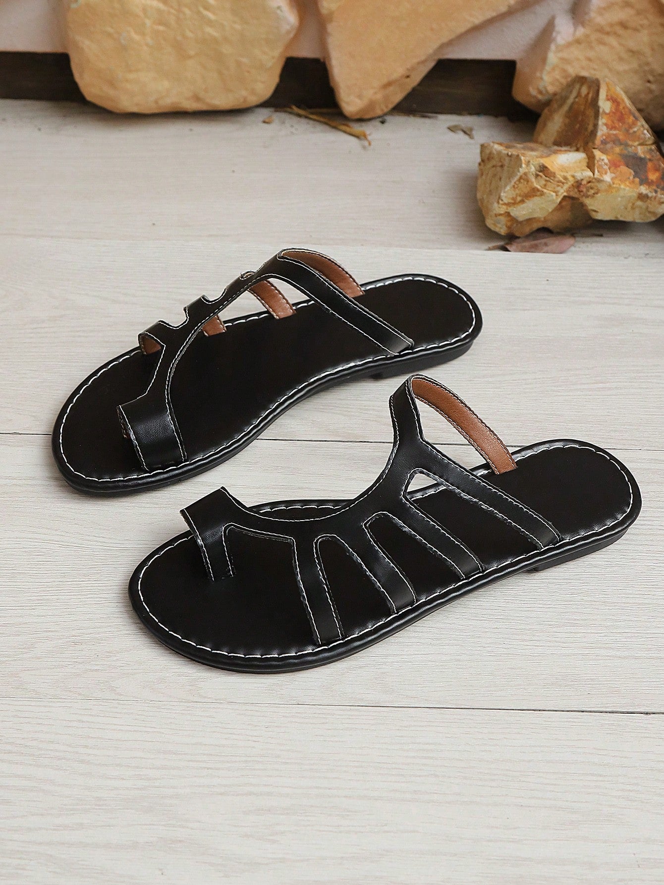 Women's Hollow Out Summer Beach Flat Sandals