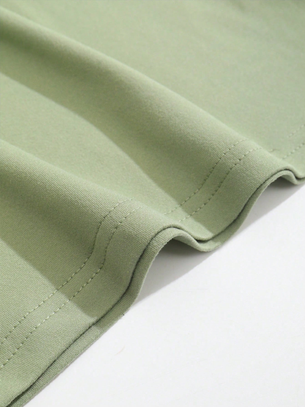 Men's Classic Solid Color Henley Collar Short Sleeve T-Shirt Olive Green