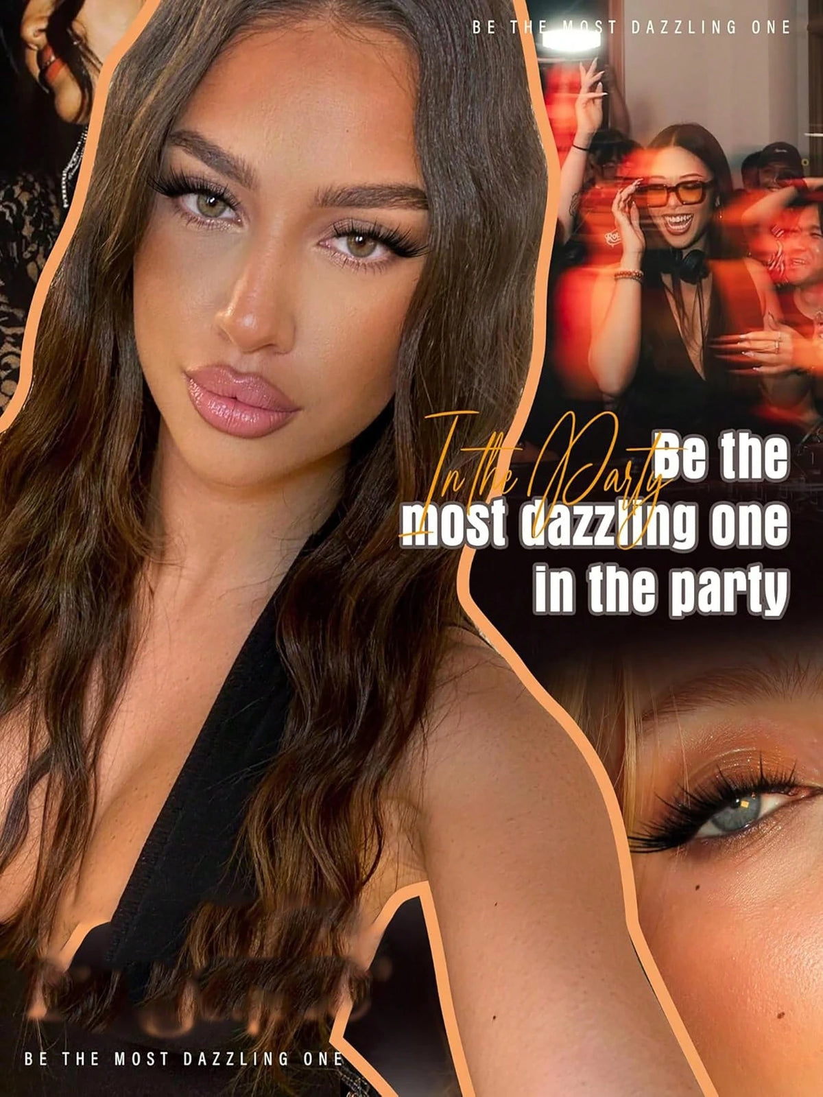 Women's Cat Eye Spiky Cluster Eyelashes Set