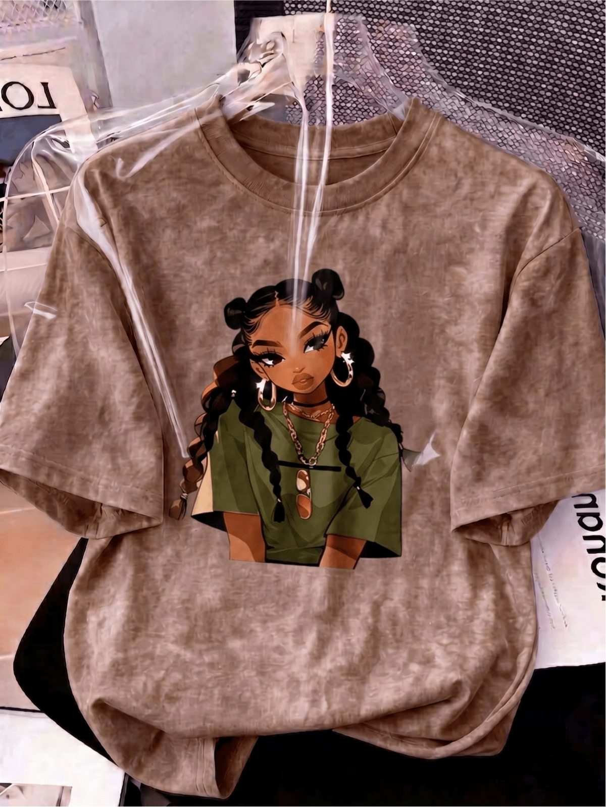 Women's Vintage Graphic Short Sleeve T-Shirt