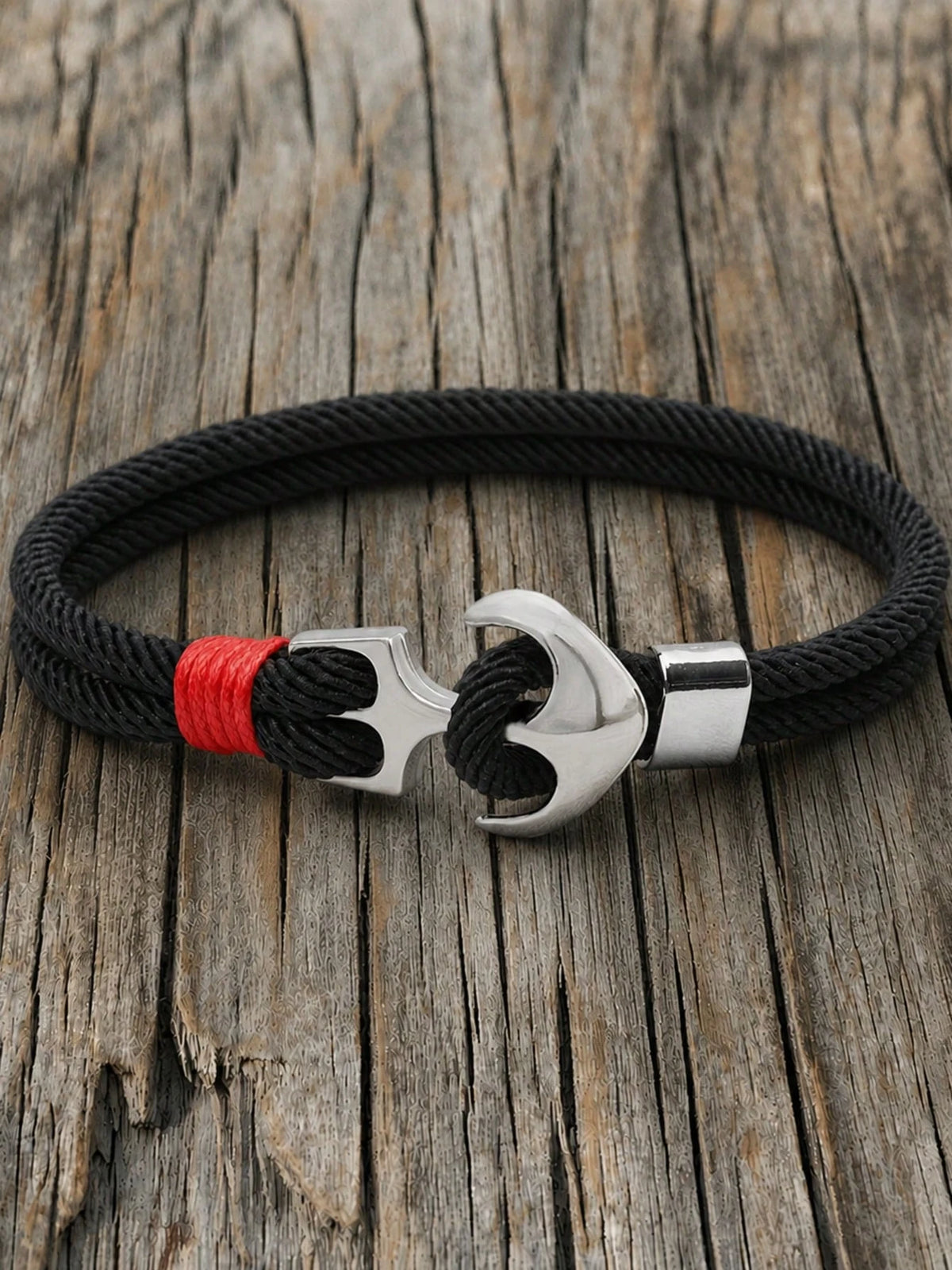 Anchor Buckle Braided Rope Bracelet