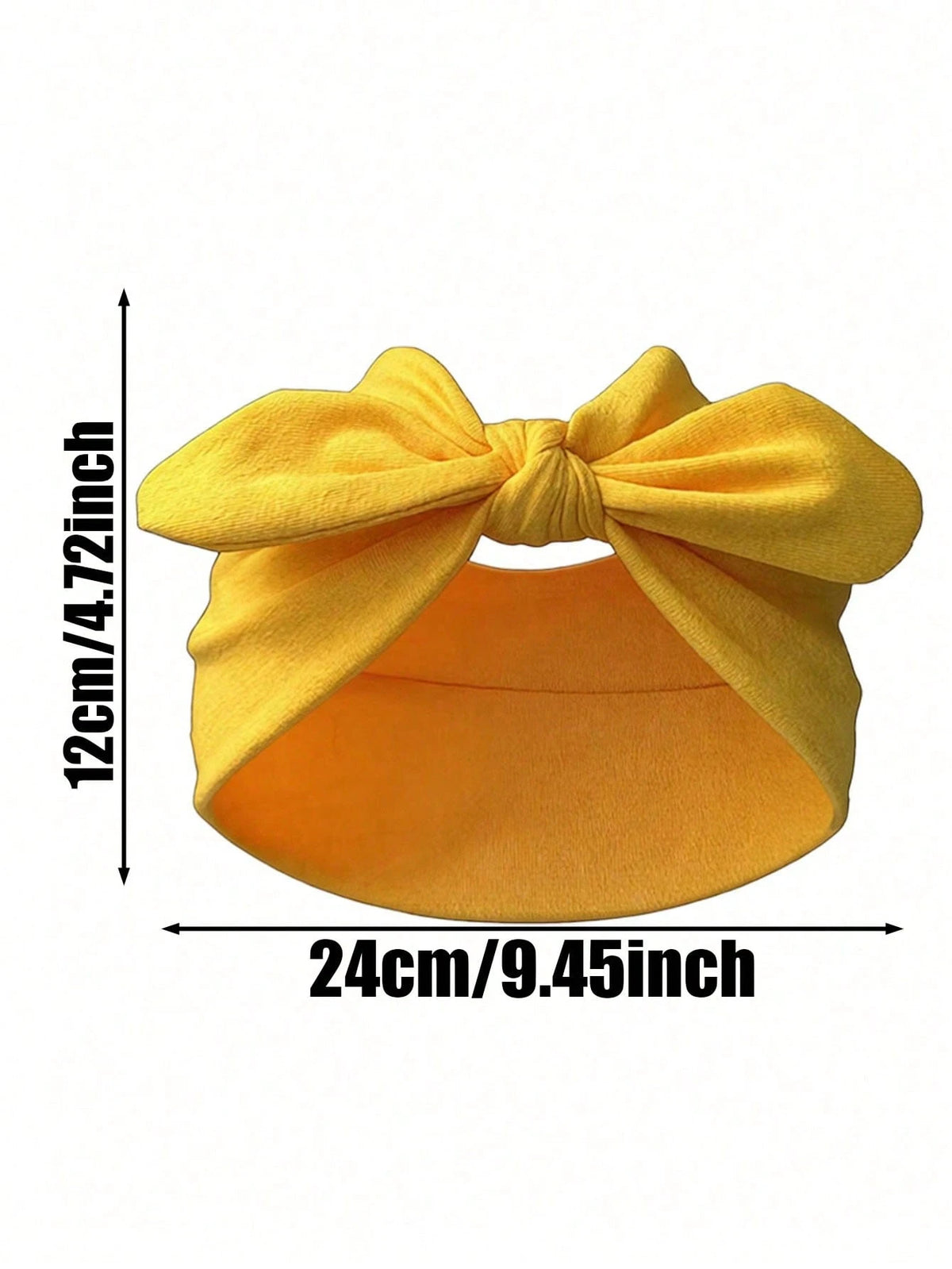 Women's Elastic Knotted Bow Rabbit Ear Headband Set
