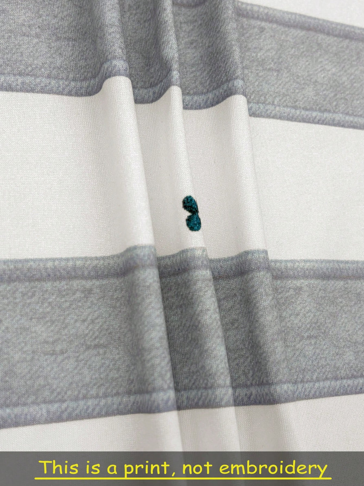 Women's Striped Contrast Floral Print Round Neck T-Shirt