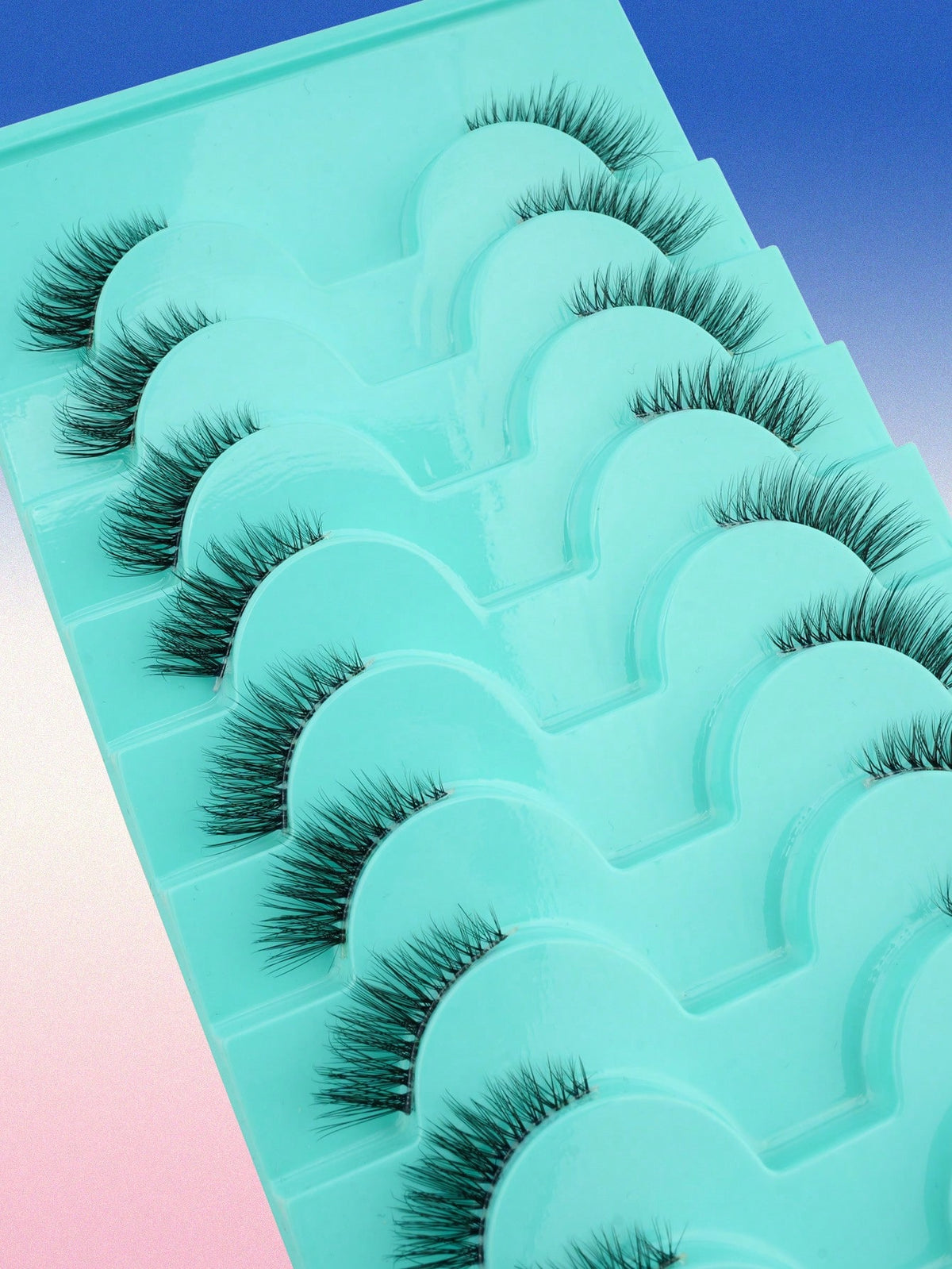 Women's 10 Pairs Half Eye 3D Faux Mink Natural Fluffy False Eyelashes