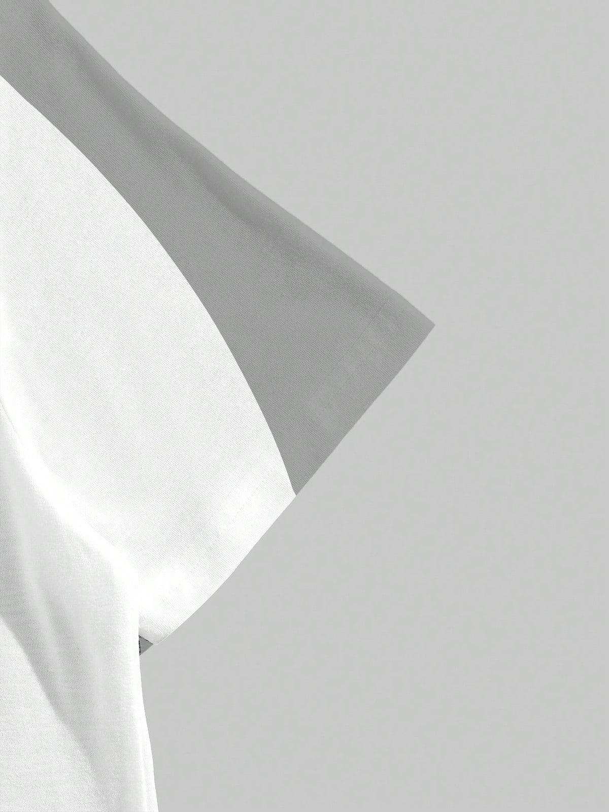 Men's Colorblock Asymmetrical Short Sleeve T-Shirt