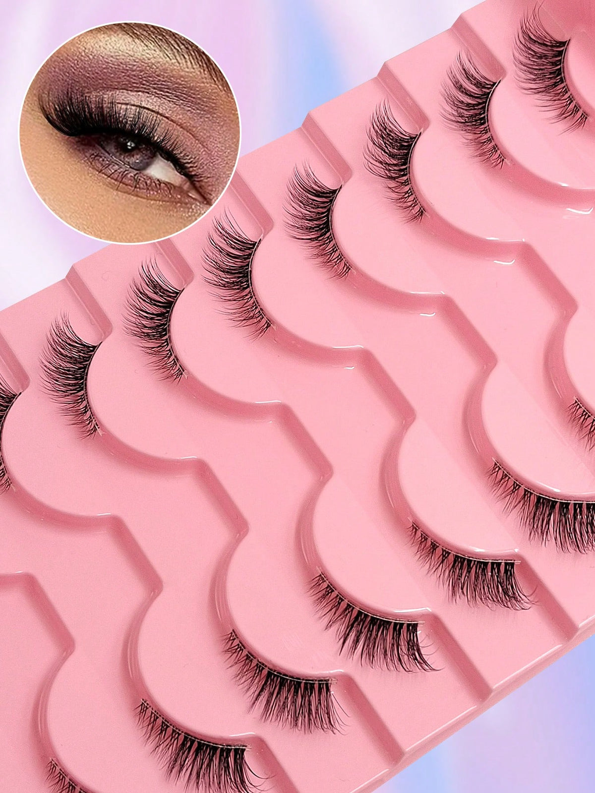 Women's Wispy Cat Eye Half Lashes Set