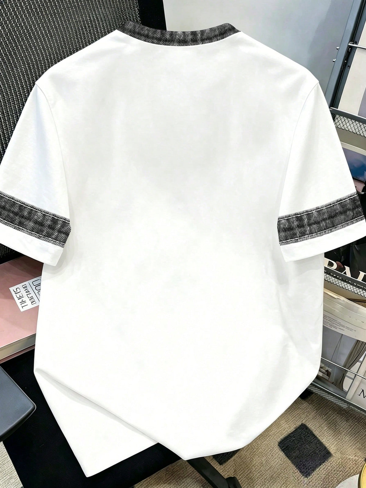 Men's Letter Print Hip-Hop Casual T-Shirt