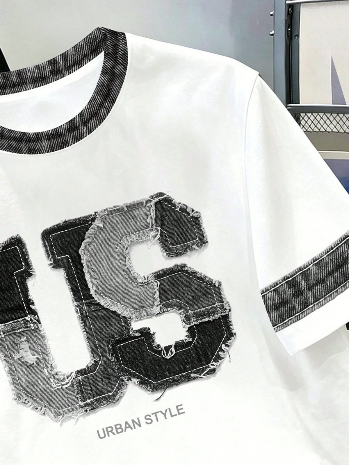 Men's Letter Print Hip-Hop Casual T-Shirt