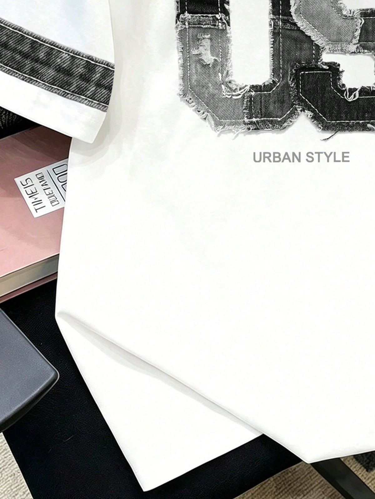 Men's Letter Print Hip-Hop Casual T-Shirt