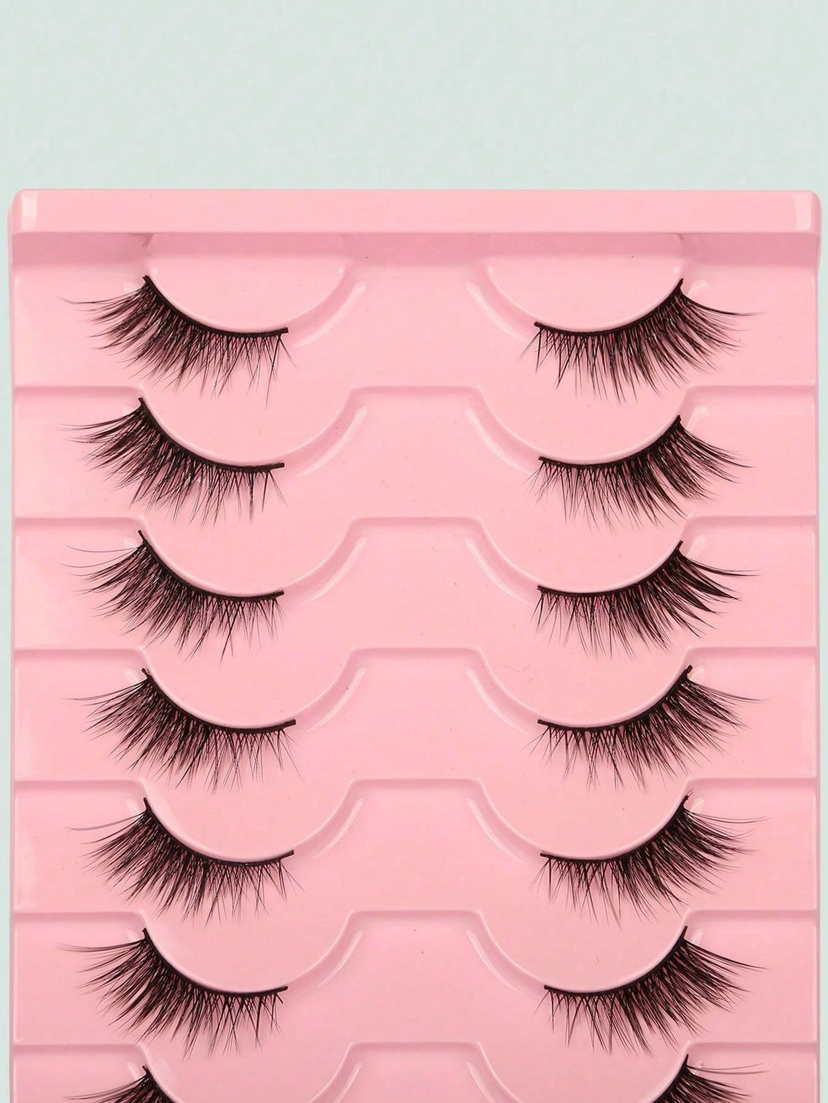 Women's 10-Pair Cat Eye Natural Criss-Cross False Eyelash Set