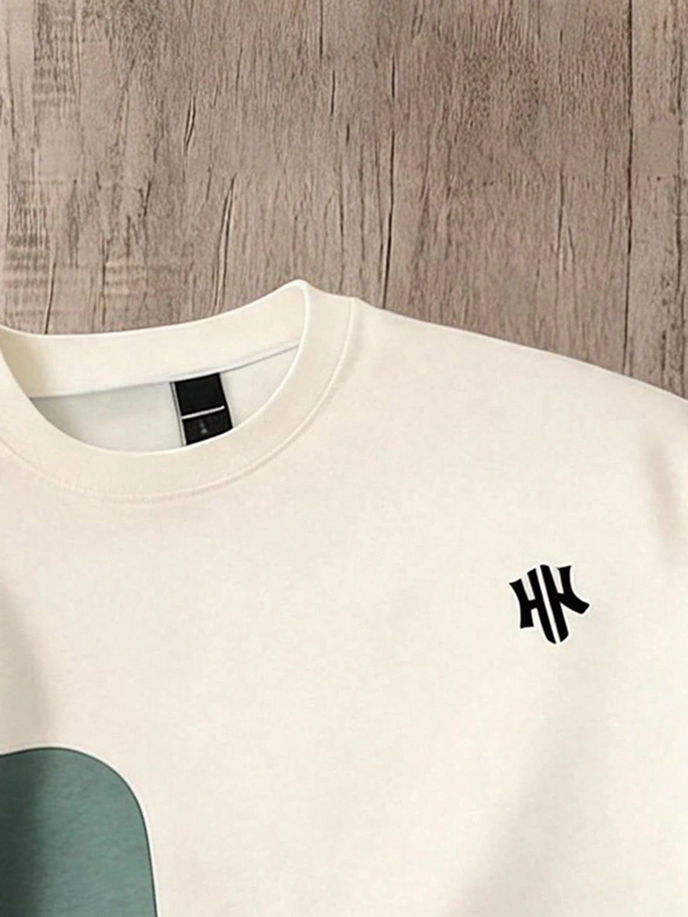 Joysei Men's Casual Color Block Print T-Shirt
