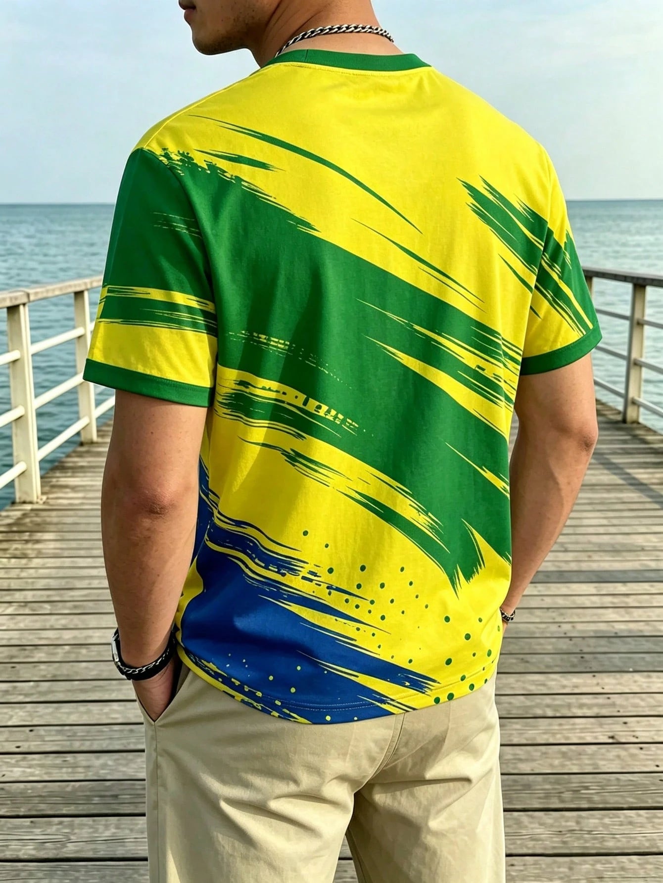 Brazil National Team 2026 Retro Football Jersey Men's T-Shirt