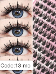 Shein Women's 156 Clusters Fluffy False Eyelashes Set; Code: 13-mo