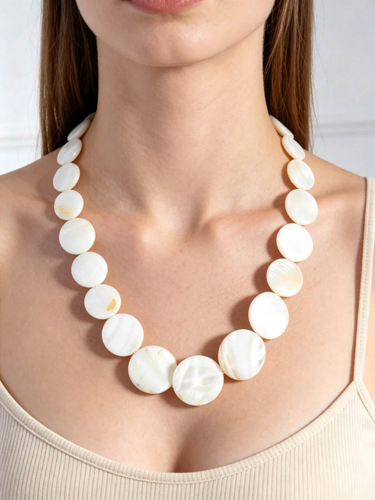 Women's Vacation Shell Geometric Collarbone Necklace