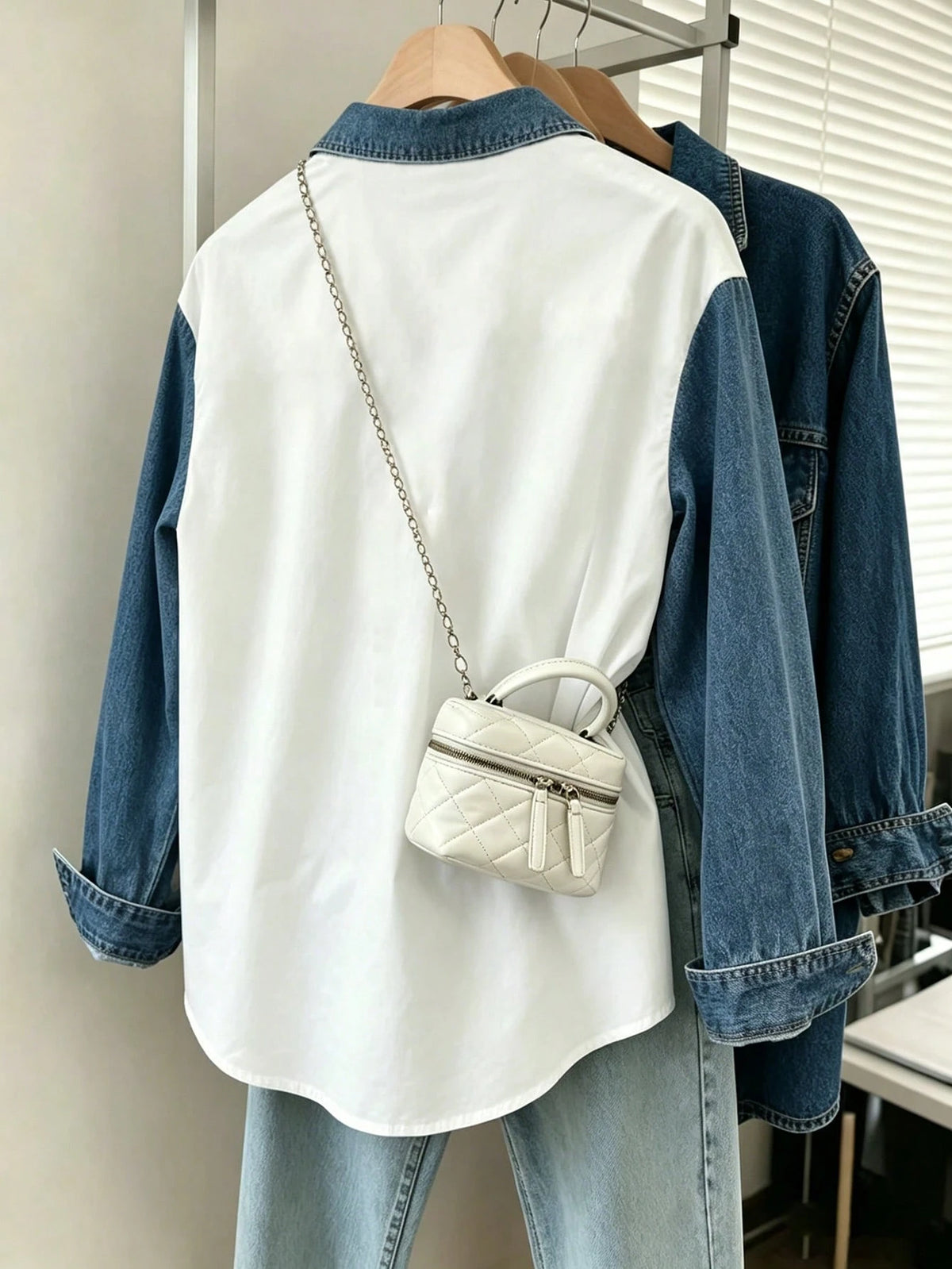 Women's Digital Print Loose Casual Long Sleeve Shirt