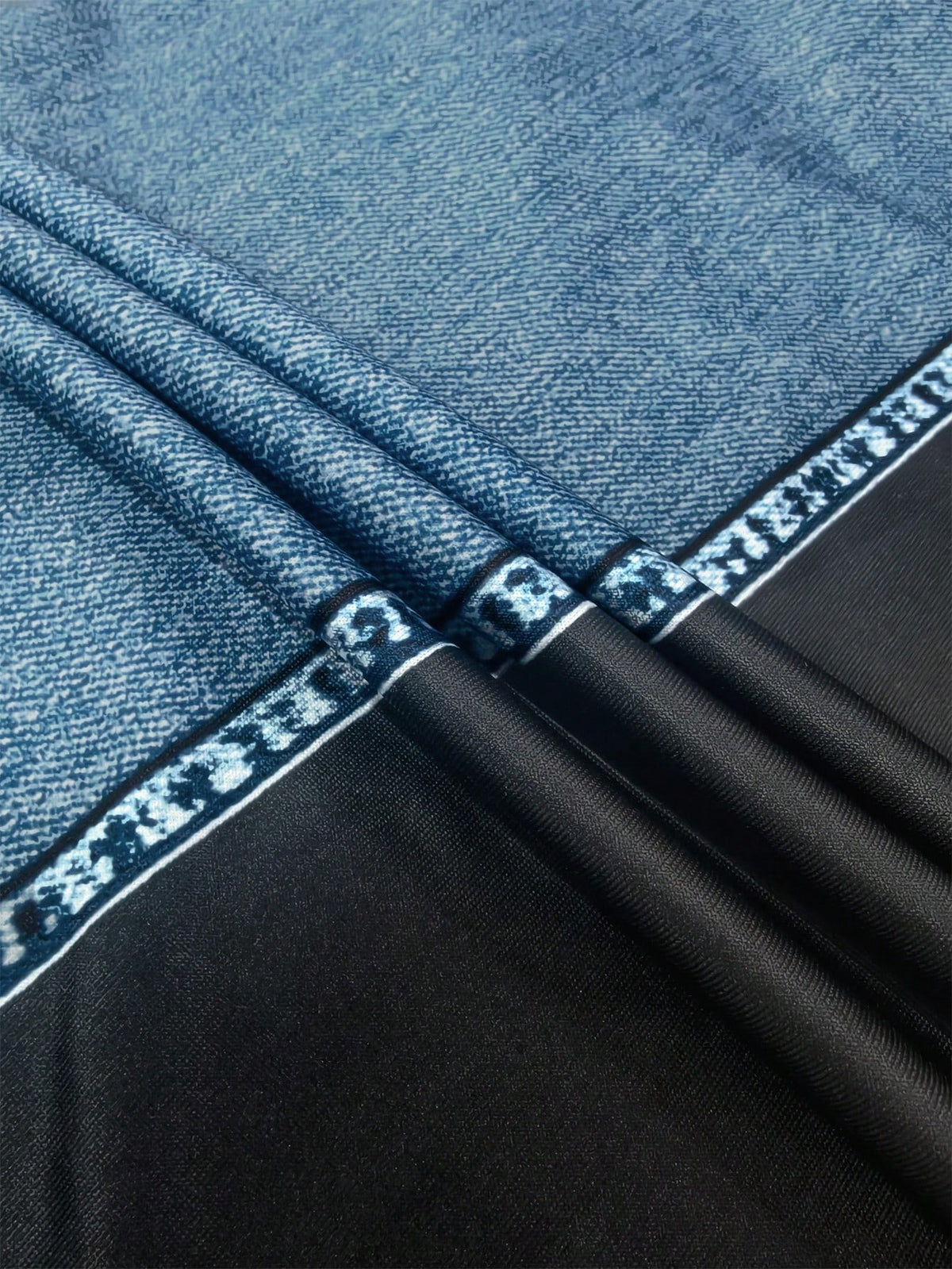 Women's Vintage Patchwork Asymmetrical Strap Midi Dress