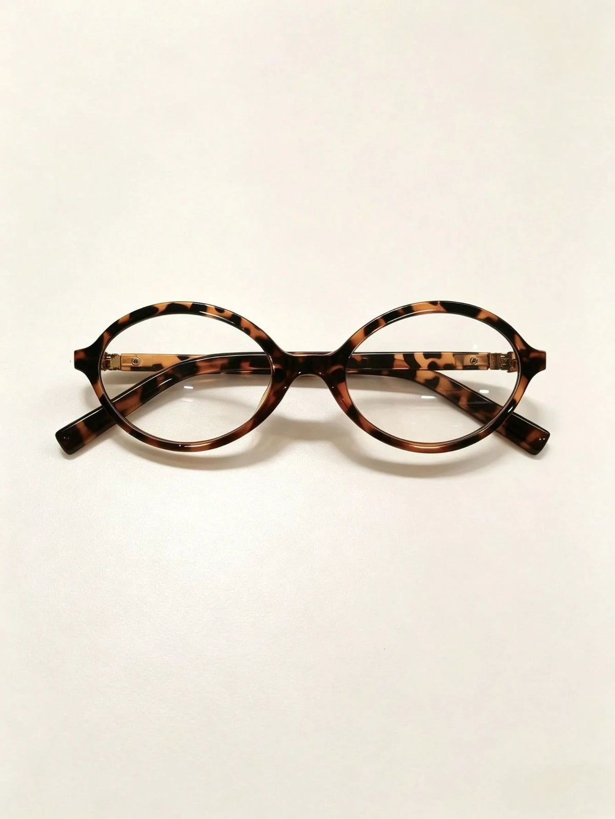 Women's Vintage Transparent Small Oval Fashion Glasses Set
