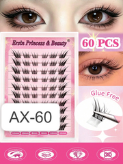 Shein Women's 60pcs C-Curl Self-Adhesive Fluffy Eyelash Cluster Set Code:AX-60