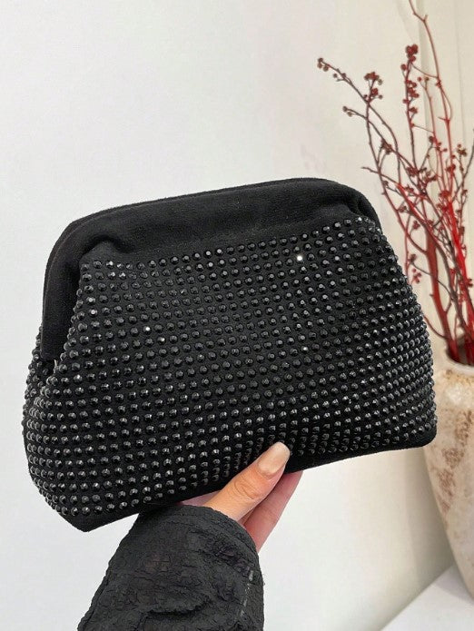 Shein Women's Rhinestone Decor Fashion Clutch Bag -.