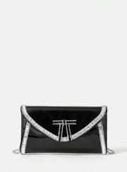 Shein Women's Hot Diamond Bow Decoration Clutch Bag -.