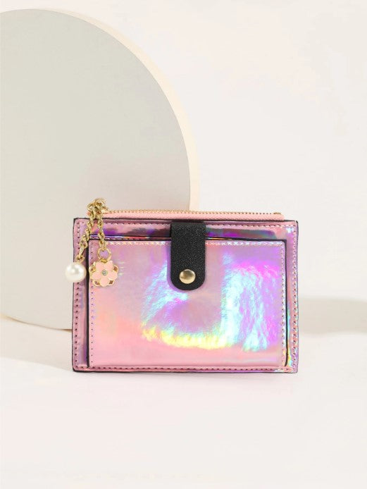 Shein 1pc Mini Handbag Enamel Keychain Sparkling Rhinestone Bag Charm -.