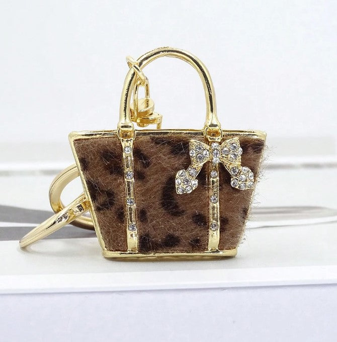Shein 1pc Gorgeous Leopard Pattern Keychain >