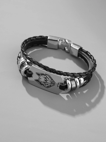 Fashionable and Popular Men Animal Pattern Bracelet