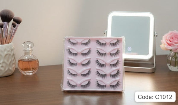 Shein 10pairs of Liyan Natural Glam Faux Lash Set, Code: C1012 +