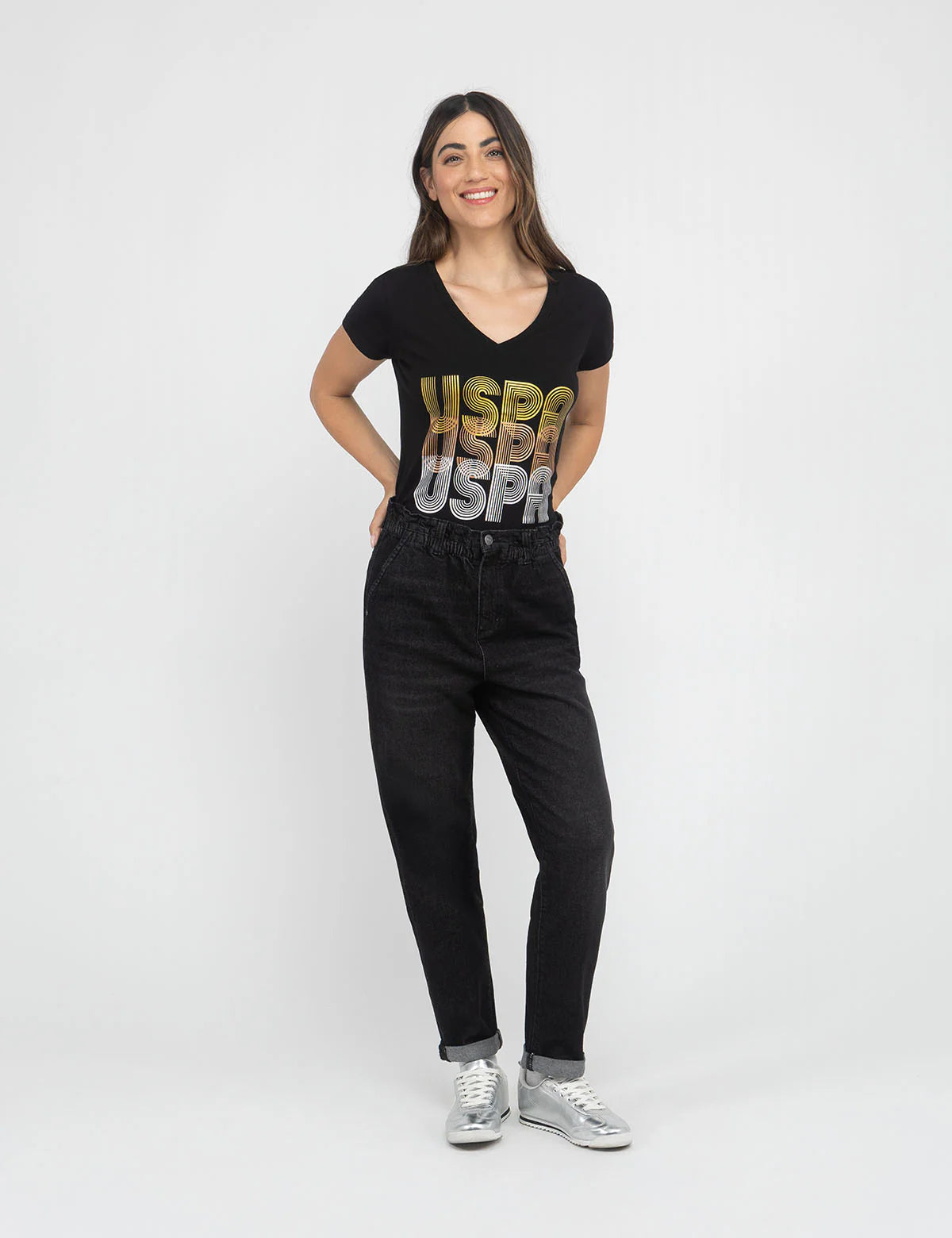 U.S. Polo Triple USPA V-Neck T-shirt -.