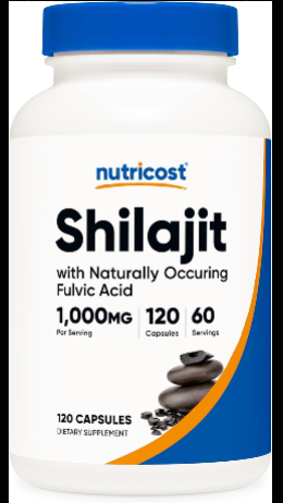 224 Nutricost Shilajit Capsules (1,000 mg Shilajit Per Serving), 120 Capsules | Shilajit Extract with Naturally Occuring Fulvic Acid - 60 Servings, Gluten Free, Non-GMO, Vegan Friendly Dietary Supplement