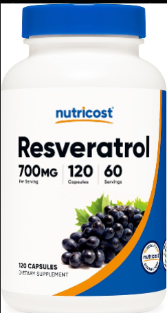 Nutricost Resveratrol 700mg, 120 Capsules - Vegan, Gluten Free, Non-GMO