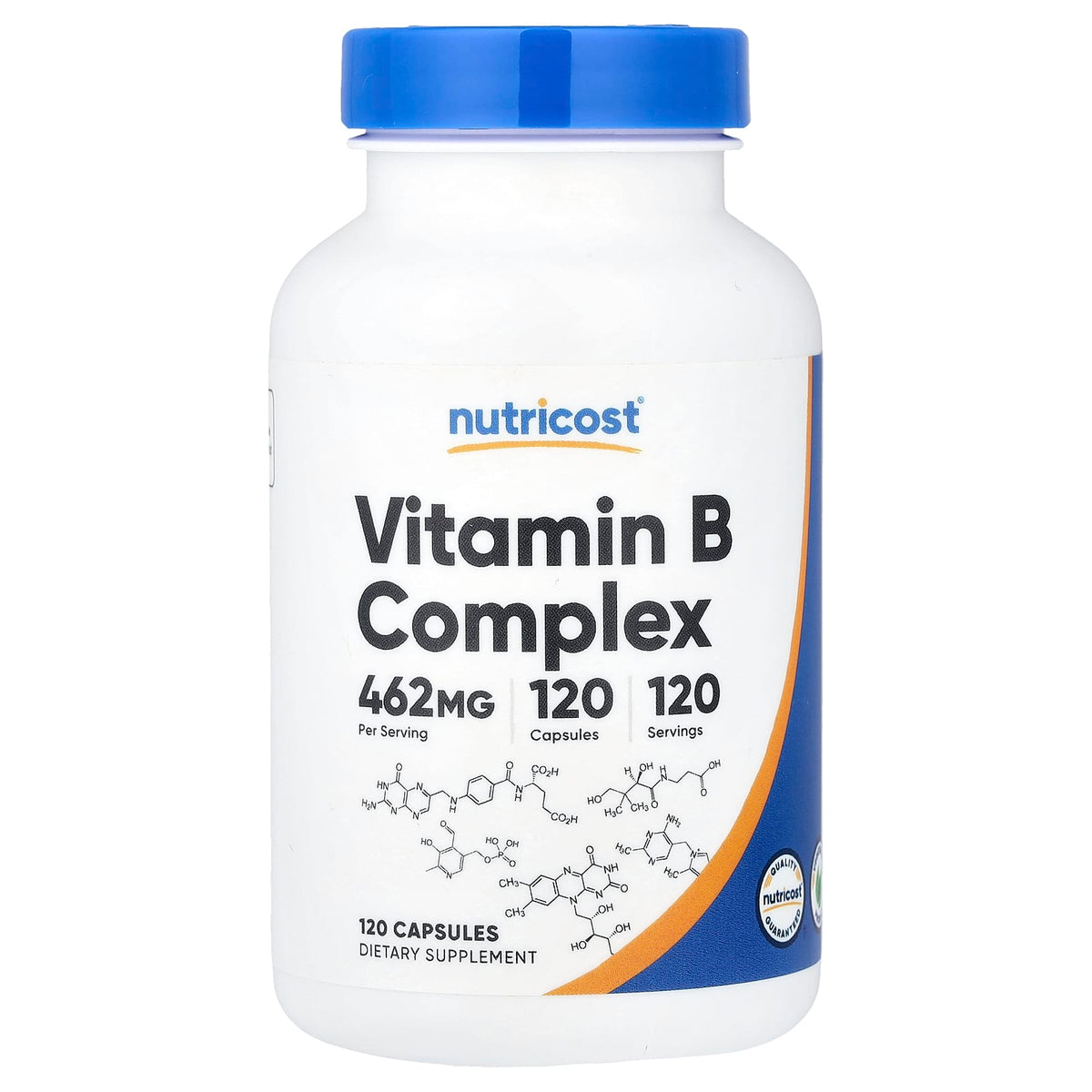 Nutricost Vitamin B-Complex Dietary Supplement Capsules