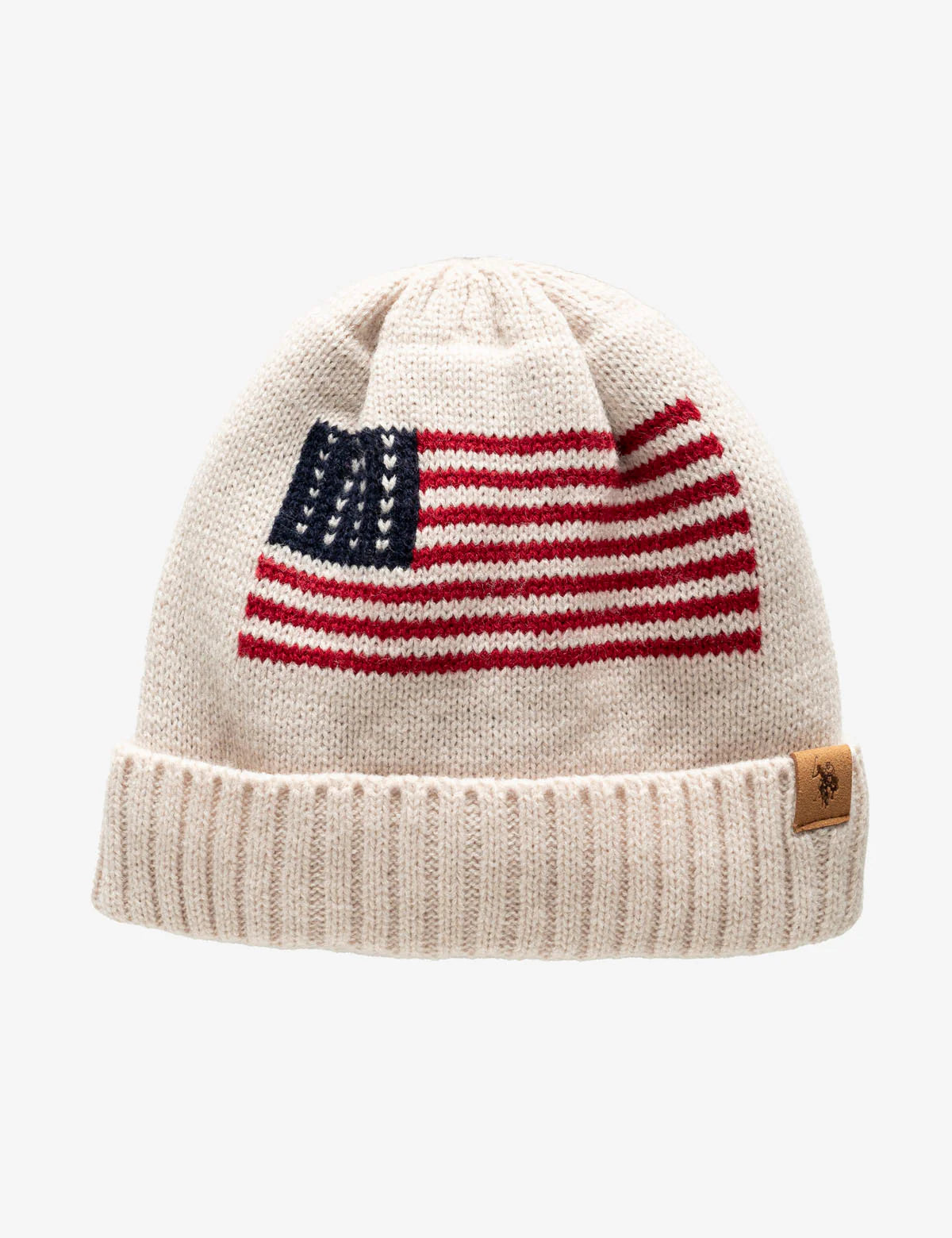 U.S. Polo Men's Americana Fleece Lined Beanie -.
