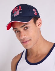 Men's U.S. Polo Assn. USA Embroidered Flag Hat