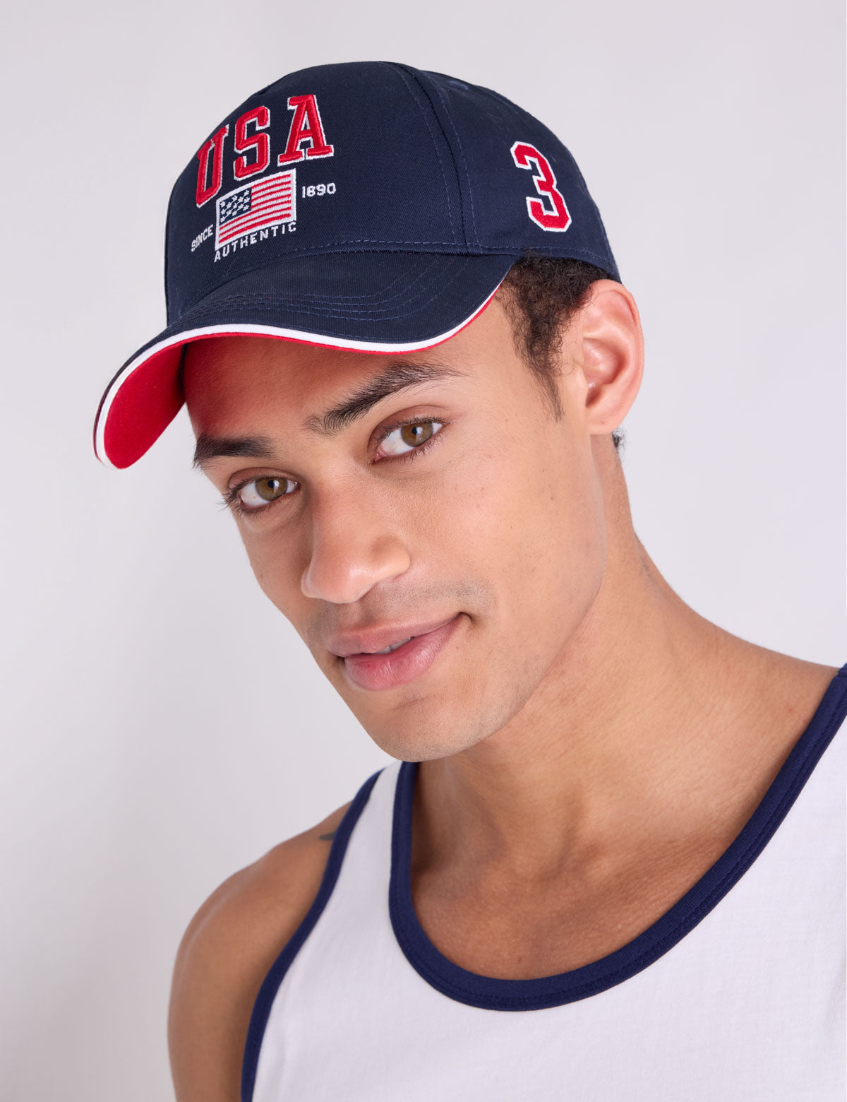 Men's U.S. Polo Assn. USA Embroidered Flag Hat