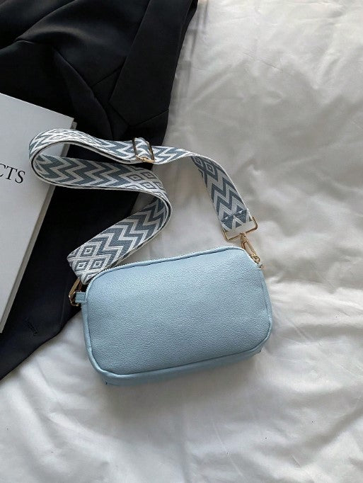 Shein Mini Minimalist Plain Crossbody Bag -.