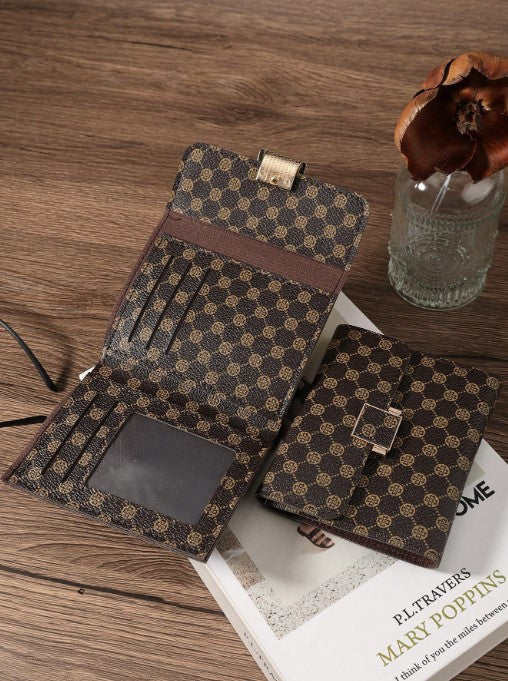 Shein Fashion Coin Pocket Small Bifold Slim Women Wallet -.